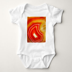 Falln Orange Agate Baby Bodysuit