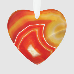 Falln Orange Agate Ornament