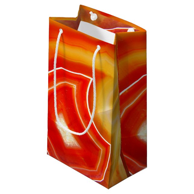 Falln Orange Agate Small Gift Bag (Front Angled)