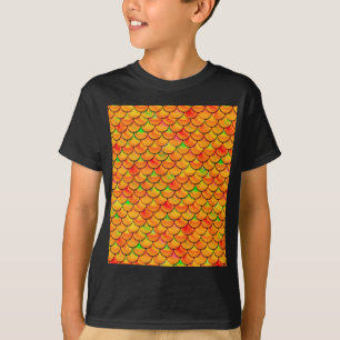 Falln Orange and Green Scales T-Shirt