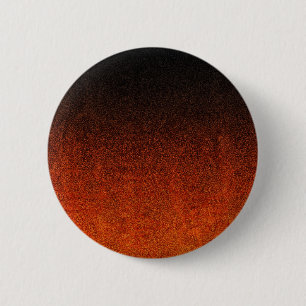 Falln Orange & Black Glitter Gradient 6 Cm Round Badge