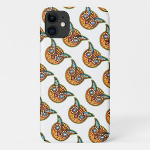Falln Orange Owl Vintage Halloweenies Case-Mate iPhone Case