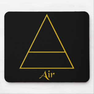 Falln Pagan Air Element Symbol Mouse Pad