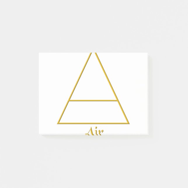 Falln Pagan Air Element Symbol Post-it Notes (Front)