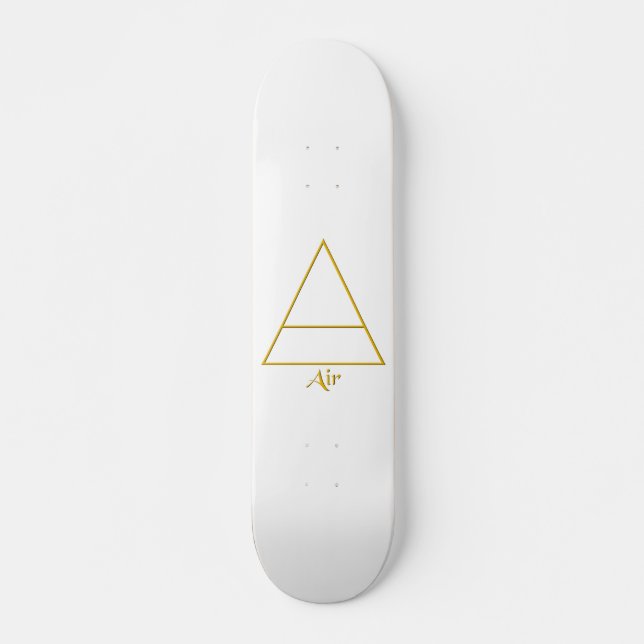 Falln Pagan Air Element Symbol Skateboard (Front)