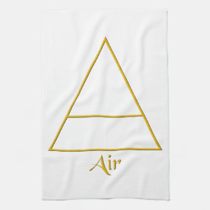 Falln Pagan Air Element Symbol Tea Towel