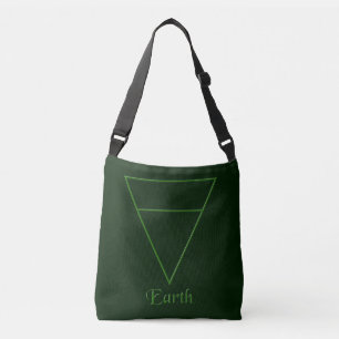 Falln Pagan Earth Element Symbol Crossbody Bag