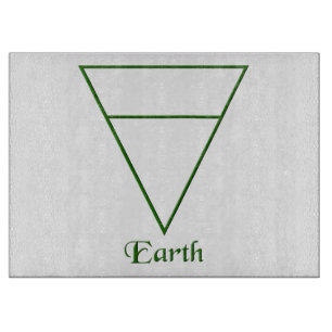 Falln Pagan Earth Element Symbol Cutting Board