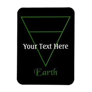 Falln Pagan Earth Element Symbol Magnet
