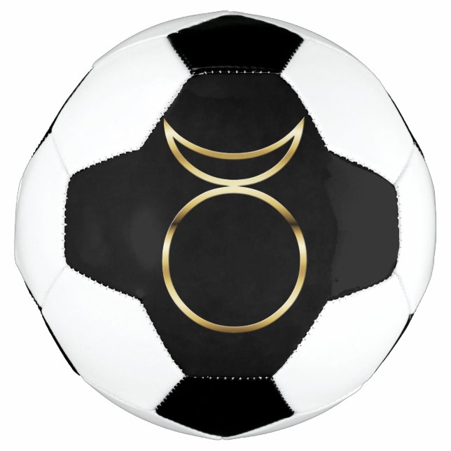 Falln Pagan Horned God Symbol Soccer Ball (Front)