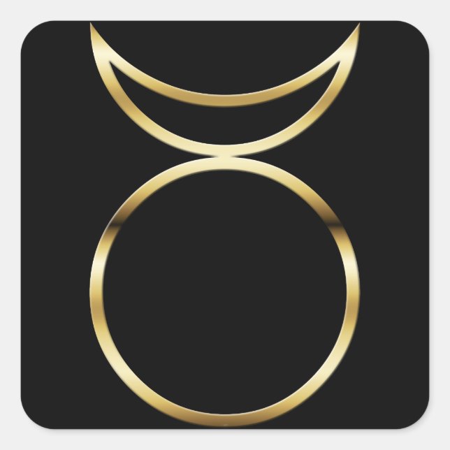 Falln Pagan Horned God Symbol Square Sticker (Front)