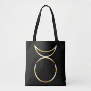 Falln Pagan Horned God Symbol Tote Bag