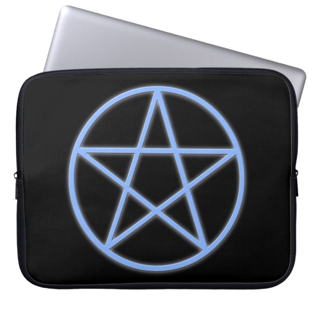 Falln Pagan Pentacle Laptop Sleeve (Front)