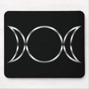 Falln Pagan Triple Goddess Symbol Mouse Pad