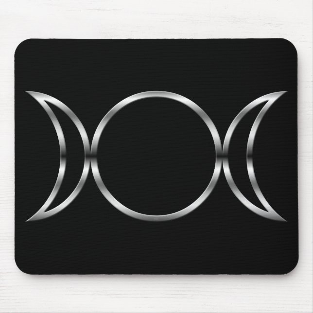 Falln Pagan Triple Goddess Symbol Mouse Pad (Front)