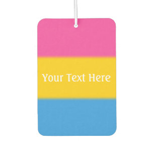 Falln Pansexual Pride Flag Car Air Freshener