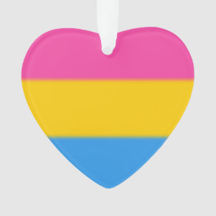 Falln Pansexual Pride Flag Ornament