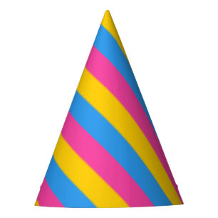 Falln Pansexual Pride Flag Party Hat