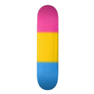Falln Pansexual Pride Flag Skateboard