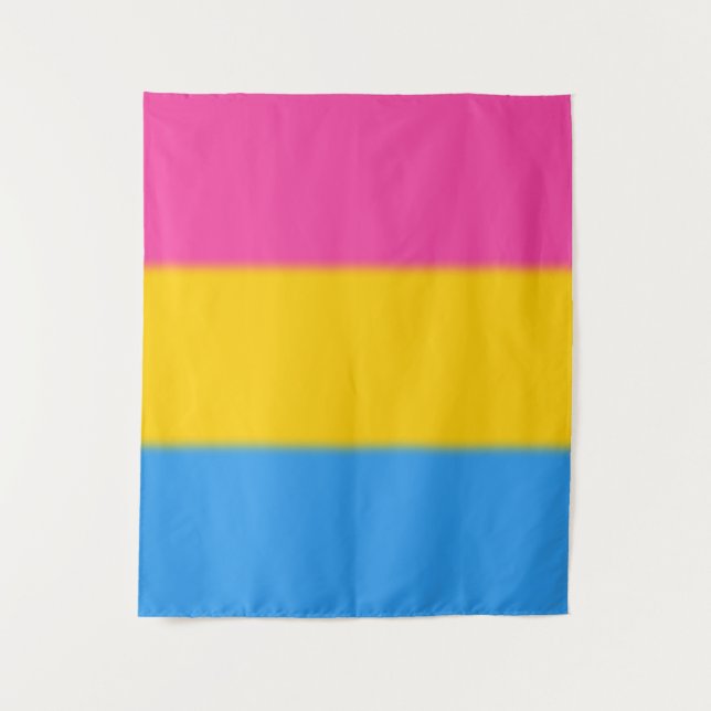 Falln Pansexual Pride Flag Tapestry (Front)