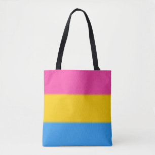 Falln Pansexual Pride Flag Tote Bag