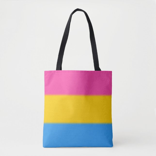 Falln Pansexual Pride Flag Tote Bag (Front)