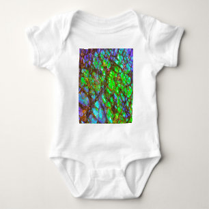 Falln Peacock Ammolite Baby Bodysuit