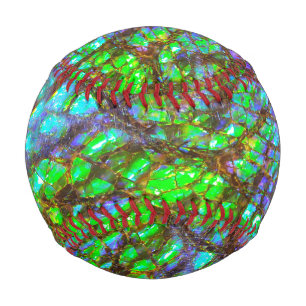 Falln Peacock Ammolite Baseball