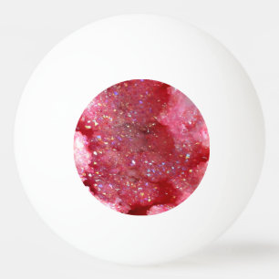 Falln Pink Faerie Crystals Ping Pong Ball