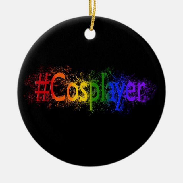 Falln Proud Cosplayer Ceramic Tree Decoration (Front)