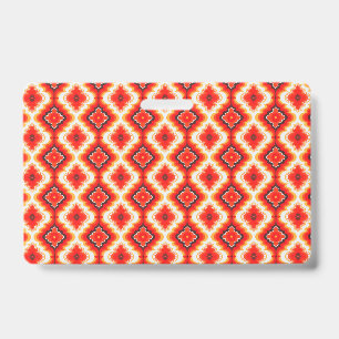 Falln Psychedelic Sunset ID Badge