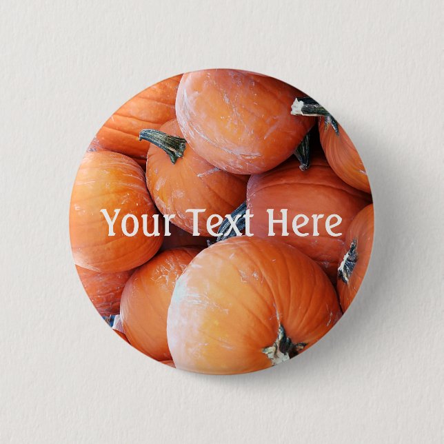 Falln Pumpkin Pile 6 Cm Round Badge (Front)