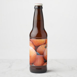 Falln Pumpkin Pile Beer Bottle Label