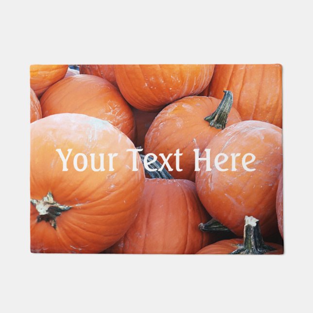 Falln Pumpkin Pile Doormat (Front)