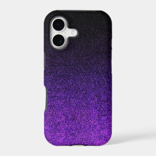 Falln Purple & Black Glitter Gradient
