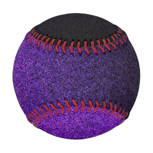 Falln Purple & Black Glitter Gradient Baseball