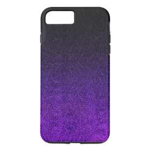Falln Purple & Black Glitter Gradient Case-Mate iPhone Case