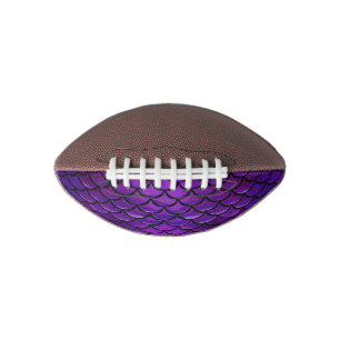 Falln Purple & Blue Mermaid Scales Football