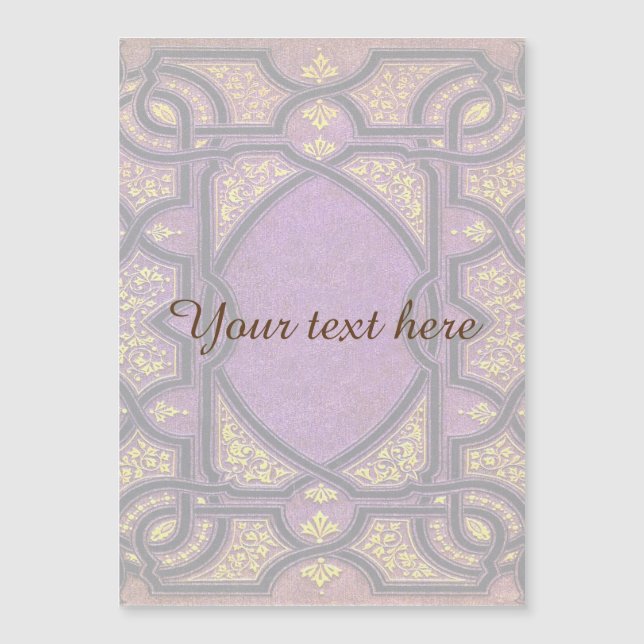 Falln Purple & Gold Vines Book Cover (Front)