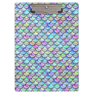 Falln Rainbow Bubble Mermaid Scales Clipboard