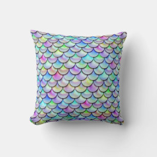 Falln Rainbow Bubble Mermaid Scales Cushion
