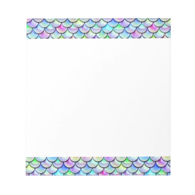 Falln Rainbow Bubble Mermaid Scales Notepad (Front)