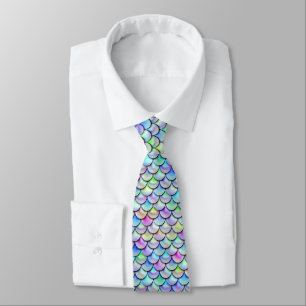 Falln Rainbow Bubble Mermaid Scales Tie