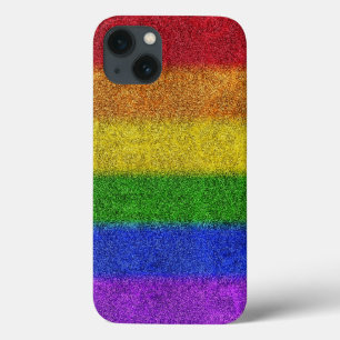Falln Rainbow Glitter Gradient iPhone 13 Case
