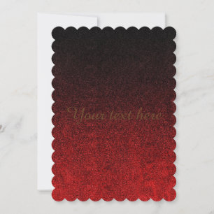 Falln Red & Black Glitter Gradient