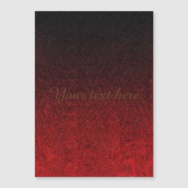 Falln Red & Black Glitter Gradient (Front)