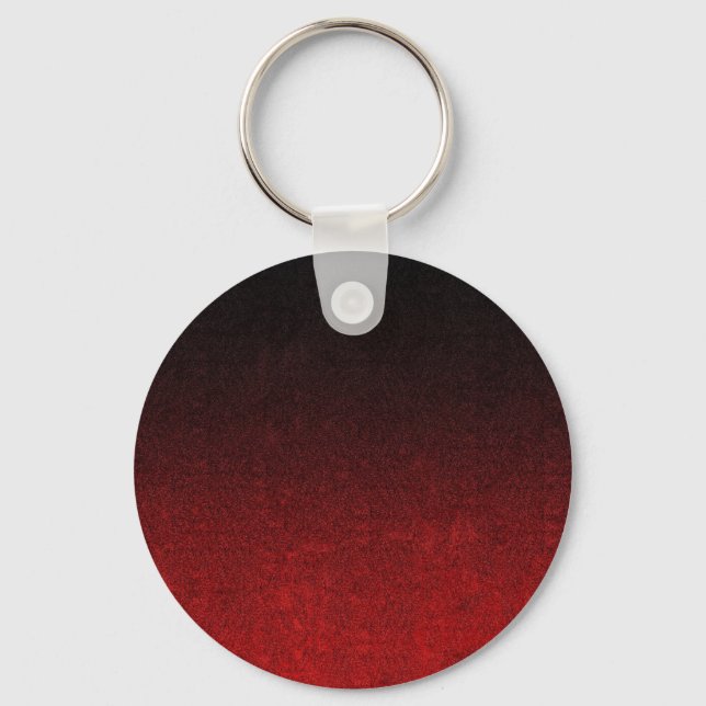 Falln Red & Black Glitter Gradient Key Ring (Front)