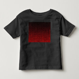 Falln Red & Black Glitter Gradient Toddler T-Shirt