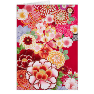 Falln Red Floral Burst