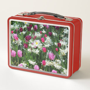 Falln Romantic Spring Morning Metal Lunch Box